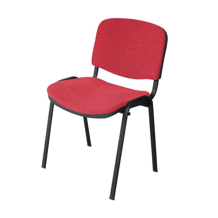 KONDELA Konferenčná stolička Iso New - červená